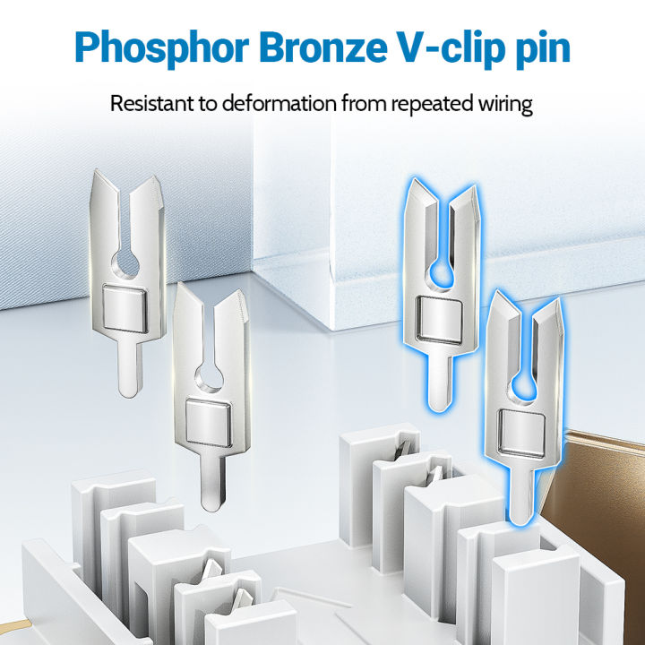 AMPCOM%20Pro+%20RJ45%20STP%20Zinc%20Alloy%20Keystone%20Jack%20Punch%20Down%20Free%20Cat7/6A/6,%2050U%20Extra-Thick%20Gold%20Plated%20Network%20Module%20Connector%20-%20Image%205