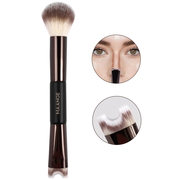 MAANGE%20Nose%20Contour%20U-Shaped%20Makeup%20Brush%20for%20Sculpting%20And%20Defining%20Double%20Head%20Foundation%20Highlighter%20Brush%20Nose%20Shadow%20Brush%20-%20Image%205