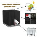 IBC Tank Cover, Upgrade  IBC Tarpaulin for Water Tank 1000L IBC Container Anti-UV Protective Cover IBC Tank black Cover Thicken. 