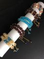 Floral jewelry set | floral Gajra | pearl Bracelet for girls $ Women | Crystal bead bracelet | Mandhi jewelry set | HZ jewelry | 1 piece price 800. 