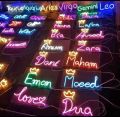 customized neon sign. 