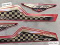 2024 Model Tanki Tapa Stickers Honda CG-125 Special Edition (Complete Set) -Red. 