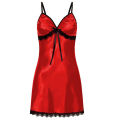 Women Sexy Sleepwear Nightdress Lace Silk Satin Night Dress Sleeveless Nighties V-neck Nightgown Plus Size Nightwear. 