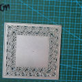 Square frame lace metal cutting dies cut die mold Scrapbooking paper craft knife mould blade punch Template Embossing stencils.