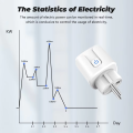 Tuya or Zigbee EU Plug WIFI 16/20A, Smart Socket With Power Monitor Timing, Voice Control Work with Alexa  Home Alice. 