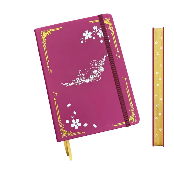 Cat%20&%20Cherry%20Blossom%20A5%20Dot%20Grid%20Journal,%20160gsm%20Thick%20Paper%20Hardcover%20Notebook,%20PU%20Leather%20Cover,%20Gilded%20Page%20Edges%20-%20Image%207