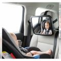 Universal Wide View Adjustable Car Seat Baby Mirror Headrest Mount Safety Monitor Interior Back Rearview for Infant Child.
