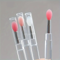 1/3/5PCS Portable Silicone Lip Brush With Cover Soft Multifunctional Lip Balm Applicator Lipstick Lipgloss Makeup Brushes.