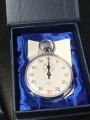 Silver Diamond Mechanical Stopwatch.
