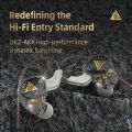 Original QKZ AKX IEM Monitor Level Headphone Transparent In-Ear Wired Earbuds With Mic HiFi Bass Stereo Muisc Earphone AUX 3.5MM. 