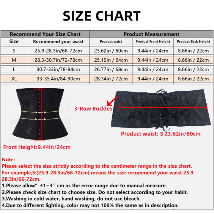 Women's%20Gothic%20Corset%20Waist%20Trainer%20Shaping%20Top%20with%203%20Hooks%20and%20Bust%20Support%20Slimming%20Bodysuit%20for%20Layering%20or%20Outerwear%20Sty%20-%20Image%203