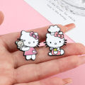 Sanrio Hello Kitty Lapel Pins For Backpacks Brooches Enamel Pin Anime Gift Kawaii Hellokitty Y2K Fashion Jewelry Accessories. 
