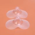 2Pcs/Box Silicone Nipple Protector Ultra-thin Butterfly Shape Anti-bite Teat Protection Shields Nursing Supplies.