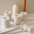 50m&61m Cotton Candle Wick 21-45 Thread Low Smoke ECO-friendly Wicks DIY Making Tool Whole Roll Roller Degrease Candles Wick. 