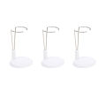 3/6Pcs Metal Bracket Stand Support For 15cm Dolls Furniture Prop Up Dolls Toy Stand Home Decor Display Dollhouse Accessories. 