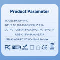 Total 150W Charger 3.0 Mobile Phone Charge Adapter Fast Wall Charger For iPhone Xiaomi Samsung Huawei EU/US/KR Plug.