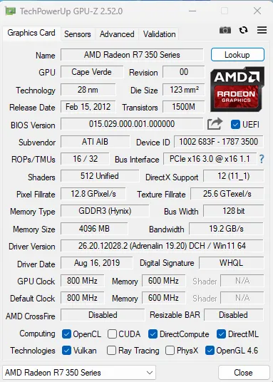 MLLSE%20AMD%20R7%20350%204GB%20Graphics%20Card%20GDDR3%20128Bit%20PCI-E%203.0%20Geforce%20GPU%20r7%20350%20Gaming%20Video%20Card%20Placa%20De%20Video%20-%20Image%206