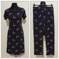 Long Tshirt with Palazzo Set for Women Multicolor Random Design Cotton. 