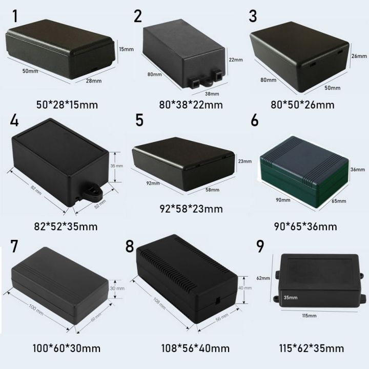 1/2pcs%20Black%20High%20Quality%20ABS%20Plastic%20Waterproof%20Cover%20Project%20Enclosure%20Boxes%20Instrument%20Case%20Electronic%20Project%20Box%20-%20Image%206
