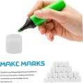10Pcs 18mm D6 Round Corner Empty Acrylic White Blank Dice For DIY Board Game Write Painting Graffiti Props Educational Toys tool. 