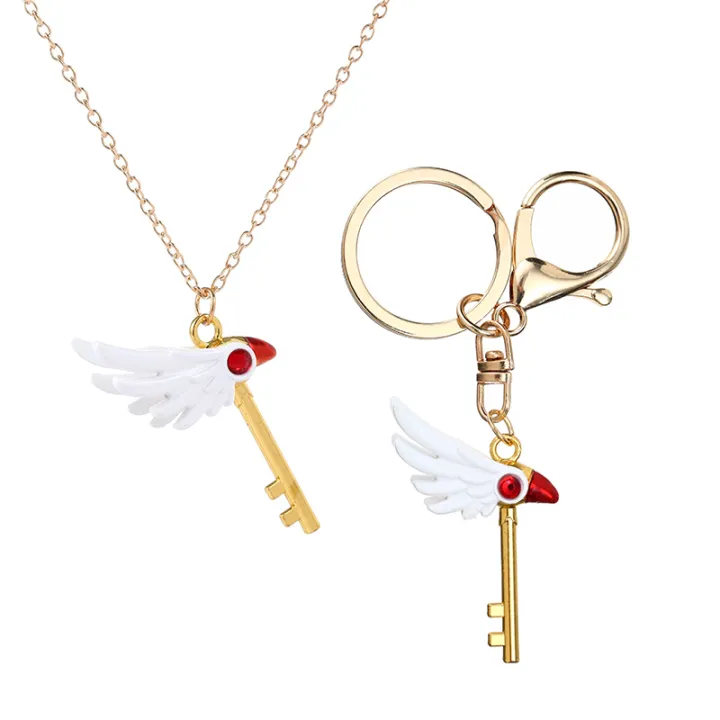 Anime%20Cardcaptor%20Sakura%20Keychain%20Bird%20Head%20Door%20Buckle%20Pendant%20Necklace%20for%20Women%20Men%20Kids%20Jewelry%20Accessories%20-%20Image%203