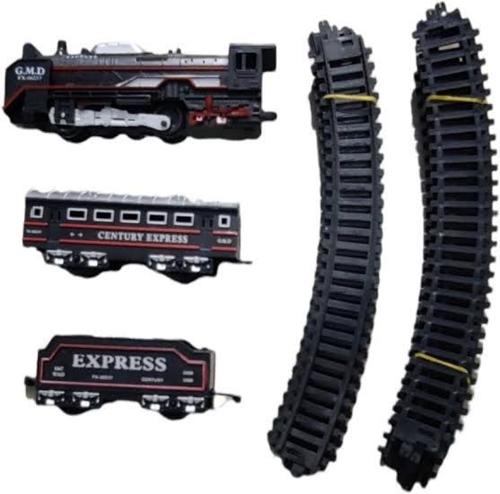 Century Express TrainSet For Kids Multicolor Black Train Battery Operated Plastic Toy TrainSet