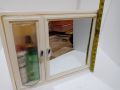 Style front storage box cabinet mirror double door for bathroom accessories cabinet. 