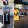 I2C OLED Display Module 0.91 Inch I2C SSD1306 OLED Display Module White / BLUE I2C OLED Screen Driver DC 3.3V~5V for Arduino. 