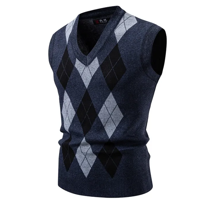 New%20Mens%20Argyle%20Knitwear%20Vest%20V%20Neck%20Sleeveless%20Casual%20Slim%20Fit%20Pullover%20Knitted%20Sweater%20Outdoor%20Streetwear%20Casual%20Tank%20Tops%20-%20Image%207