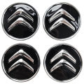 4/8/12pcs Genuine Wheel Center Hub Cap Alloy 60MM Wheel Center Cap Replacement Black for Citroen Most Model Caps Auto Decoration. 