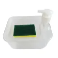 Sponge with hand wash pump. 