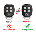 DITEC GOL4C Garage Door/Gate Remote Control Replacement/Duplicator Fixed Code 433.92Mhz. 