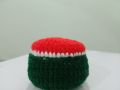 hand made watermelon shape pin cushion.crochet pin cushion 😍😍. 