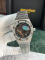 Automatic skeleton watch for man stainless steel. 