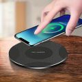 Fast Wireless Charger Pad Stand Desktop Ultra-thin 10W Mobile Phone Charging Dock Station For iPhone 14 13 12 11 Samsung Xiaomi. 