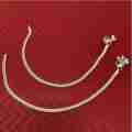 This exclusive and stylish anklet set is perfect for girls and women who want to add a touch of charm to their look. Made from high-quality copper, this anklet set is durable and long-lasting. The intricate design and charming look of this anklet set make. 