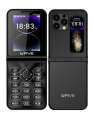 Gfive 16 Pro Max - Folding Mobile with 4 Sims Support - PTA Approved - 2.8 Inch HD Display - 1.4 Inch Back Sub LCD - 2000mAH Battery - auto call recording - Wireless FM Radio - Torch Light - 1 Year Brand Warranty. 