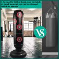 Fitness Boxing Inflatable Sandbag PVC160cm Adult/child Tumbler Fighting Column Sandbag Boxing Muay Thai Training Punching Bag. 