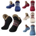 Thermal Mens Fluffy Slipper Socks Winter Warm Women Short Cotton Thickened Home Sleeping Soft Non Slip Grip Fuzzy Floor Socks. 