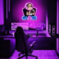 Monkey Gamer Neon Sign USB Dimmable LED Neon Light for Bedroom Gaming Room Bar Pub Room Decoration PC Gamer Gifts for Men. 