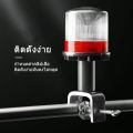 4 spoke solar LED strobe warning light road construction flashing warning light traffic safety warning light (red/yellow light). 