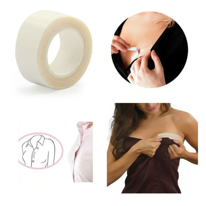5M%20Waterproof%20Dress%20Cloth%20Tape%20Double-sided%20Secret%20Body%20Adhesive%20Breast%20Bra%20Strip%20Safe%20Transparent%20Clear%20Lingerie%20Tape%20-%20Image%205