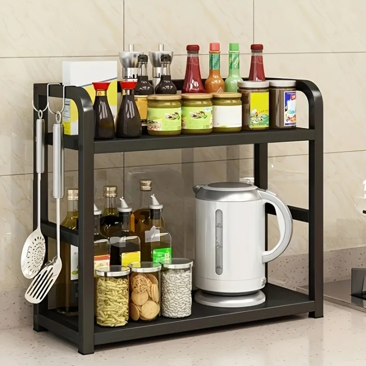 1pc%202-Tier%20Metal%20Countertop%20Shelf%20-%20Space%20Saving%20Organizer%20for%20Coffee,%20Mugs%20&%20Condiments,%20Rustproof%20Kitchen%20Rack%20-%20Image%206