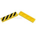 MARUMINE 20PCS MOC Bricks Wrning Signs 1x4 Tile Danger Stripe Building Block Parts Accessories Fit with 2431 Plate Barricade.