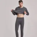 Outdoor skiing thermal underwear winter fitness sports with fleece heating jacket ice skating cold proof close fitting thermal j. 