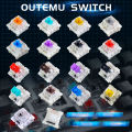 Outemu Switch for Keyboard 3Pin Dustproof Linear Tactile Clicky Silent Switches for MX Mechanical Keyboards Gaming Switch DIY. 