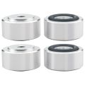 4 Pcs HIFI Speaker Spikes Stand Feet Pad Aluminum Alloy Isolation Absorb Shock Amplifier Base Feet for Speakers CD Amplifier.