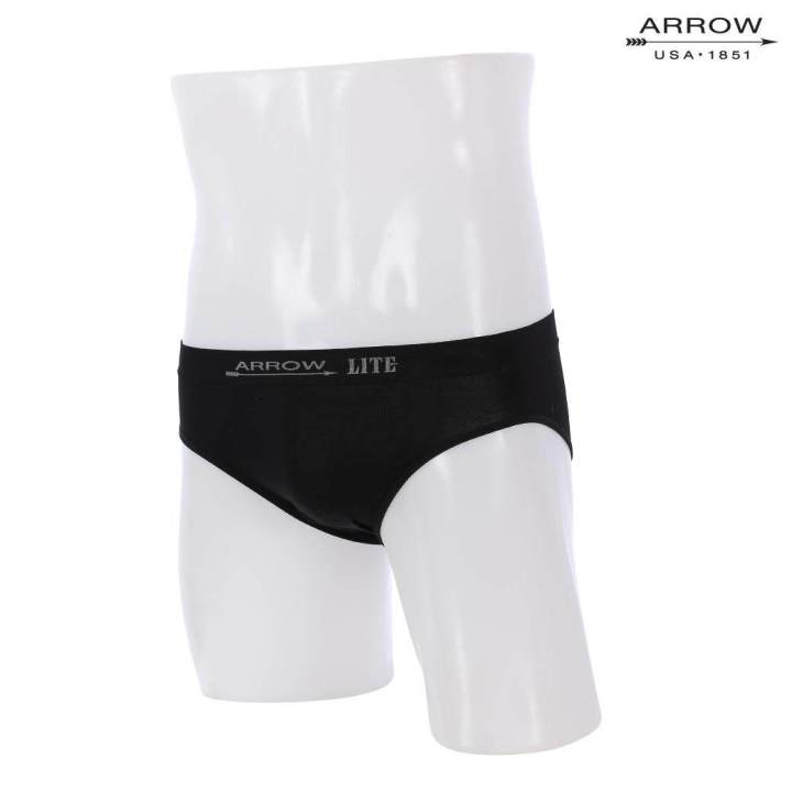 Arrow_lite%20arrow%20Lite%20men's%20underwear%20body%20seamless%20black%20-%20Image%203