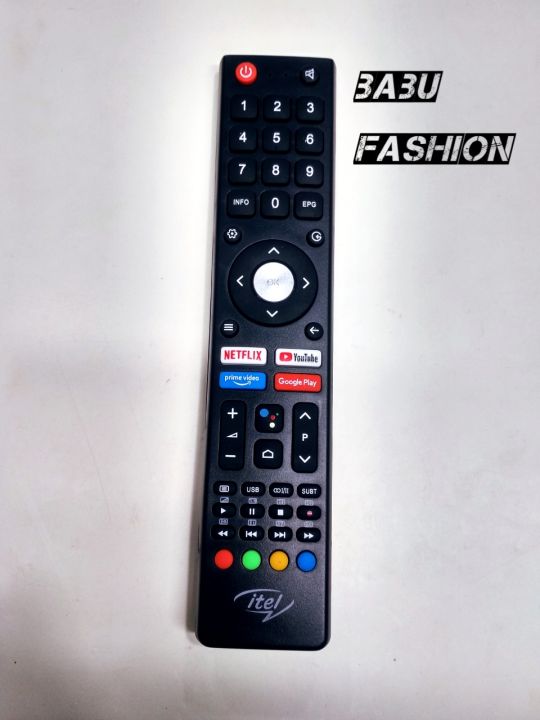 Tv Remote Control For itel Android Led Tv Remote Control Without Voice ...