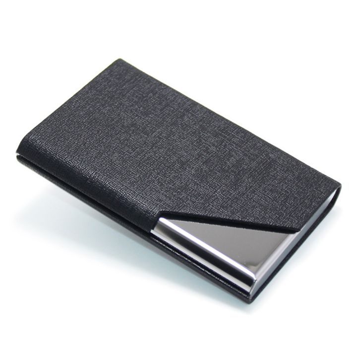 Metal%20Business%20Card%20Holder%20-%20Waterproof%20PU%20Leather%20Stainless%20Steel%20Card%20Case%20for%20Men%20and%20Women%20-%20Image%207